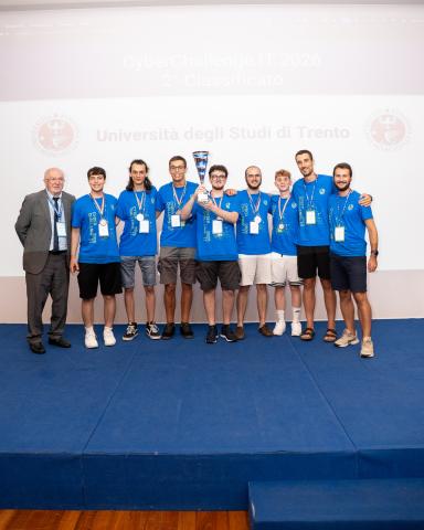 Secondo posto squadra Unitrento
